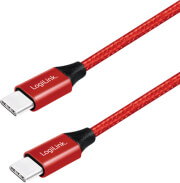 LOGILINK CU0156 USB 2.0 CABLE USB-C TO USB-C 1M RED
