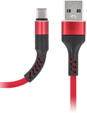 MAXLIFE CABLE MXUC-01 TYPE-C FAST CHARGE 2A RED