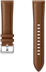 SAMSUNG ET-SLR85SAEGEU STITCH LEATHER BAND FOR GALAXY WATCH 3 20MM S/M BROWN