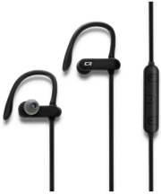 QOLTEC 50826 SPORTS IN-EAR HEADPHONES WIRELESS BT WITH MICROPHONE SUPER BASS BLACK