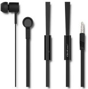 QOLTEC 50831 IN-EAR HEADPHONES WITH MICROPHONE BLACK