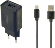ENERGENIE EG-UCSET-8P-MX USB HOME CHARGER SET, 8-PIN CABLE BLACK