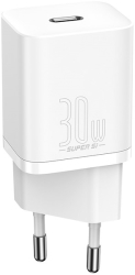 BASEUS SUPER-SI QUICK CHARGER TYPE-C 30W WHITE