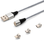 SAVIO CL-156 USB MAGNETIC CABLE 3 IN 1 TYPE-C, MICRO USB, LIGHTNING 2M