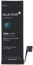 BATTERY FOR IPHONE 5C 1510 MAH POLYMER BLUE STAR HQ