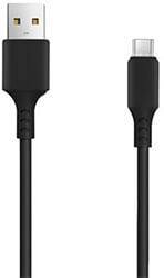 SETTY CABLE USB – MICROUSB 1,0 M 3A BLACK
