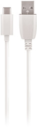 MAXLIFE CABLE USB – USB-C 2,0 M 2A WHITE