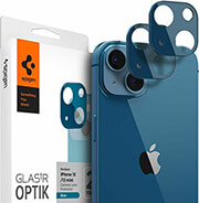 SPIGEN TR OPTIK 2 PACK BLUE FOR IPHONE 13/13 MINI