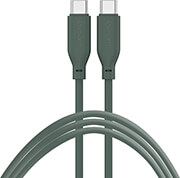 4SMARTS USB TYPE-C TO USB TYPE-C SILICONE CABLE HIGH FLEX 60W 1.5M GREY