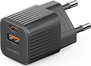 4SMARTS WALL CHARGER VOLTPLUG DUOS MINI PD 2X USB 20W BLACK