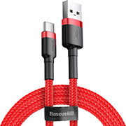 BASEUS CAFULE CABLE USB TYPE-C 2A 3M RED