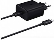 SAMSUNG WALL CHARGER TA845 45W 1X TYPE-C WITH TYPE-C CABLE BLACK BULK
