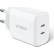CHARGER UGREEN CD243 40W DUAL PD WHITE 10343