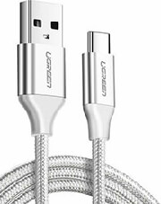 CHARGING CABLE UGREEN US288 TYPE-C SILVER 3M 60409 3A