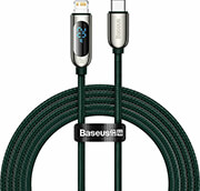 BASEUS DISPLAY CABLE TYPE-C TO LIGHTNING PD 20W 2M GREEN