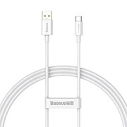 BASEUS SUPERIOR SERIES CABLE USB TO TYPE-C 65W PD 1M WHITE