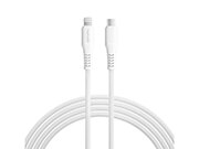 4SMARTS MFI TYPE-C TO LIGHTNING CABLE RAPIDCORD PD 30W 1.5M WHITE MFI