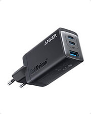 ANKER CHARGER 735 GAN III PRIME 3-PORT 65W BLACK