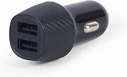 ENERGENIE 2-PORT USB CAR CHARGER 4.8 A BLACK