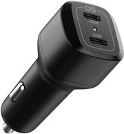 SPIGEN POWERARC ARCSTATION CAR CHARGER BLACK FOR 2-PORT/USB-C PD 3.0 45W/USB-C PD 3.0 20W /TOTAL 65W