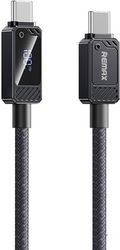 REMAX RC-C069 C-C TYPE-C TO TYPE-C 100W FAST CHARGING CABLE WITH DISPLAY