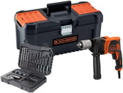 ΔΡΑΠΑΝΟ ΗΛΕΚΤΡΙΚΟ BLACK & DECKER 850W ΚΡΟΥΣΤΙΚΟ + ΒΑΛΙΤΣΑ + ΑΞΕΣΟΥΑΡ BEH850KA32